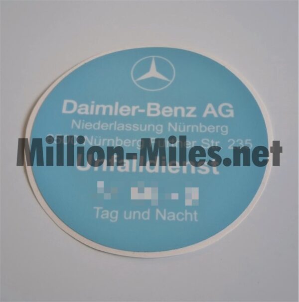 MB Assistance 80s / 90s Nurnberg GER #0205