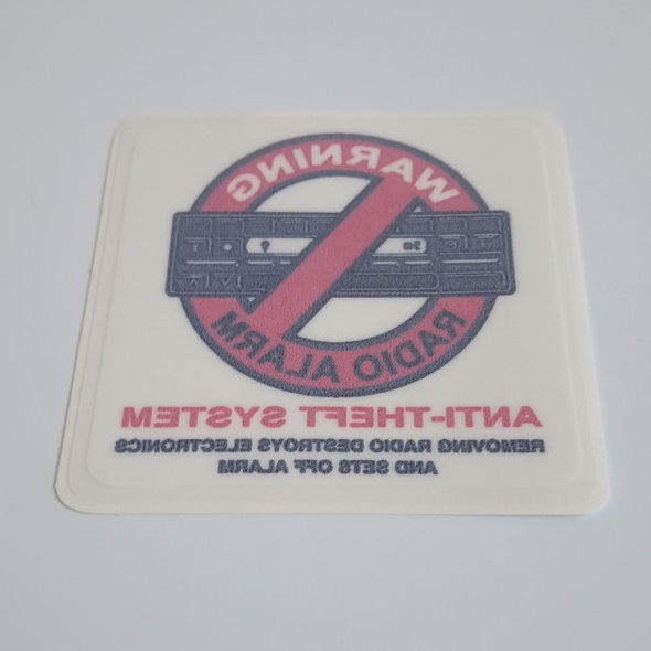 MB Radio / Alarm Anti-Theft System #0508