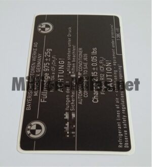 BMW Air-con R134a 975g #0561