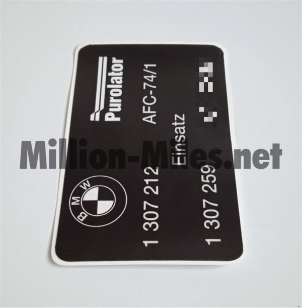 BMW Purolator Filter #0778 – million-miles.net