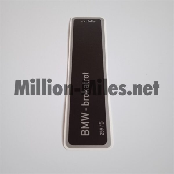 BMW E34 E36 E38 E39 Colour Code 259 Brokatrot #0834