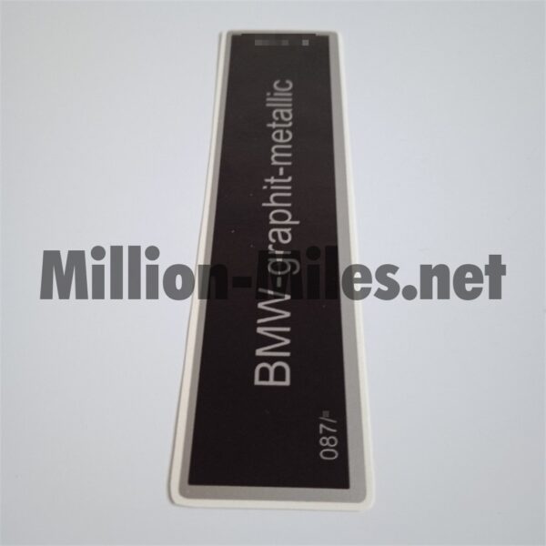 BMW E30 E31 E32 E34 Colour Code 087 Graphit Metallic #0950