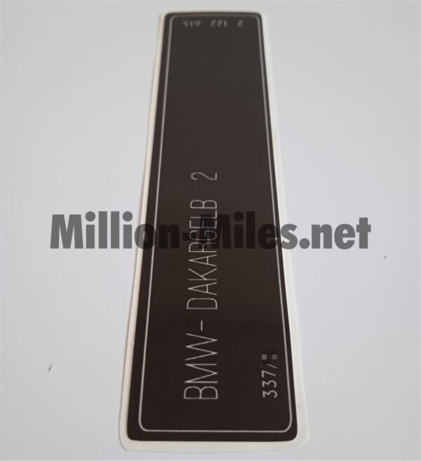 BMW E38 E39 E46 E60 E90 Colour Code 337 Dakargelb 2 #1118
