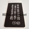 MB W126 Rear Lamp Cover LEFT #1181
