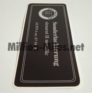 ALPINA Sienarot 2 Metallic Sonderlackierung Custom #1187