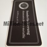 ALPINA Diamantschwarz Metallic Sonderlackierung Custom #1189