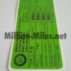 Alpina Tire Pressure E46 B3 3.3 / B3S Cabrio #1238