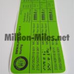 Alpina Tire Pressure E39 B10 V8S Touring #1262