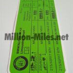 Alpina Tire Pressure E36 B8 4.6 Saloon, Coupe #1264