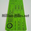 Alpina Tire Pressure E36 B6 2.8/2 #1269