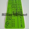 Alpina Tire Pressure E30 B6 2.8/1 C2 2.7 #1272