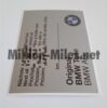 BMW Oil Filter Service #1292