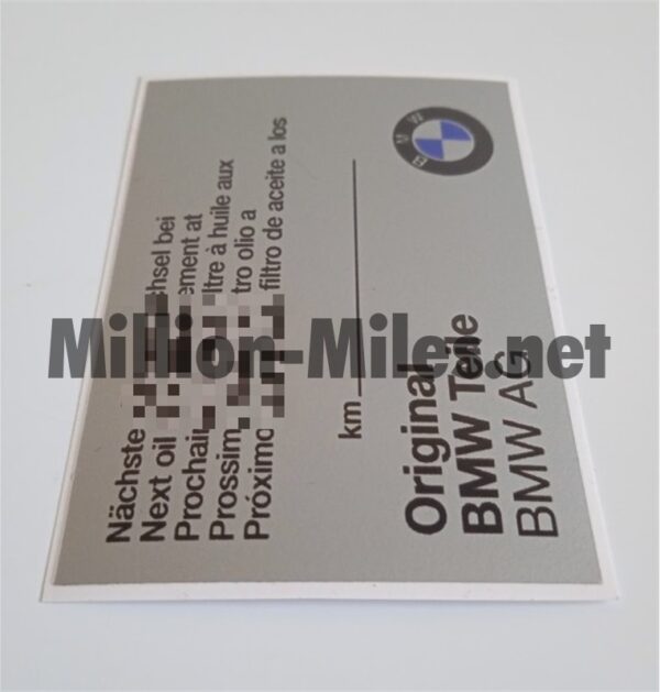 BMW Oil Filter Service #1292