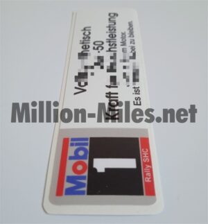 BMW / MB 10-W50 Oil #1304