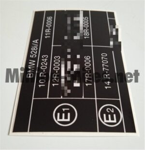 BMW Info E12 528i / A #1311