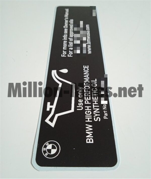 BMW Oil Info US #1320