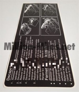 BMW E30 Convertible FRA Roof Operating Instruction MANUAL #1324