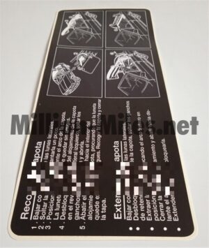 BMW E30 Convertible ESP Roof Operating Instruction MANUAL #1325