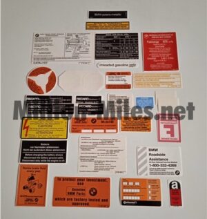 BMW E24 635CSi USA 1985 Full Set