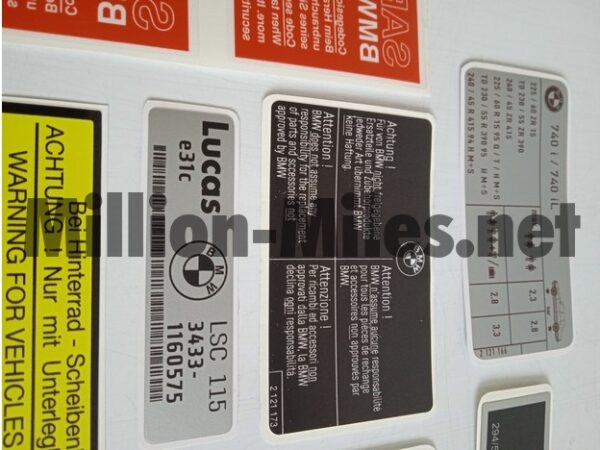 BMW E32 Euro Full Set