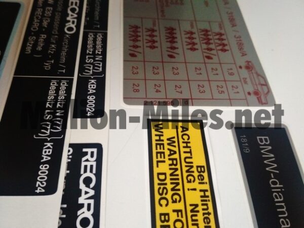 BMW E30 Euro Full Set