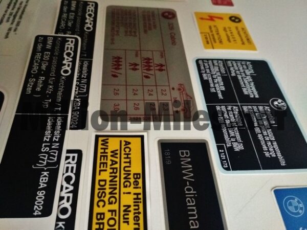 BMW E30 Convertible Euro Full Set