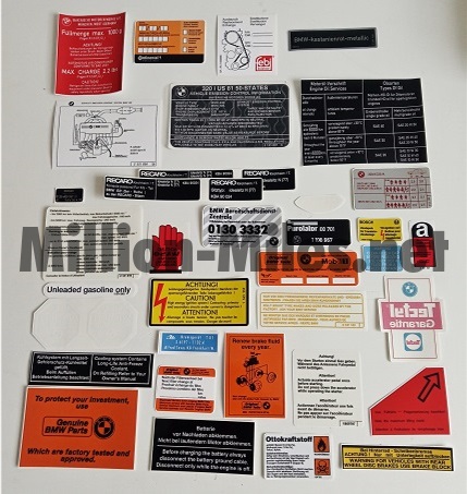 BMW E21 320i 1982 USA Full Set