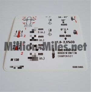 MB Engine data M130 #1367