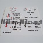 MB Engine data M110 #1368