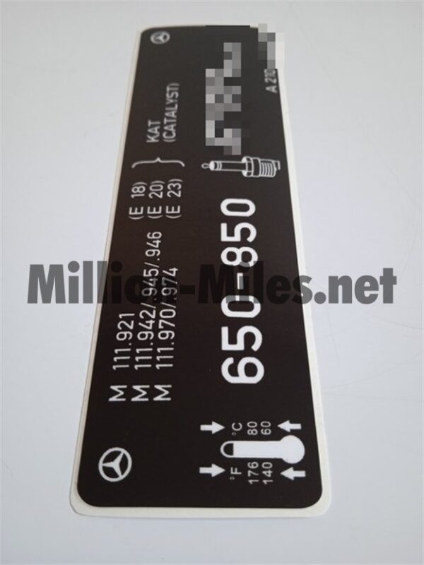 MB Engine data M111 #1370