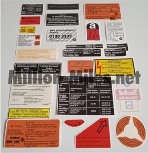 BMW E12 Euro Full Set