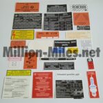 BMW E24 633CSi US 1982 Full Set
