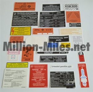 BMW E24 633CSi US 1982 Full Set