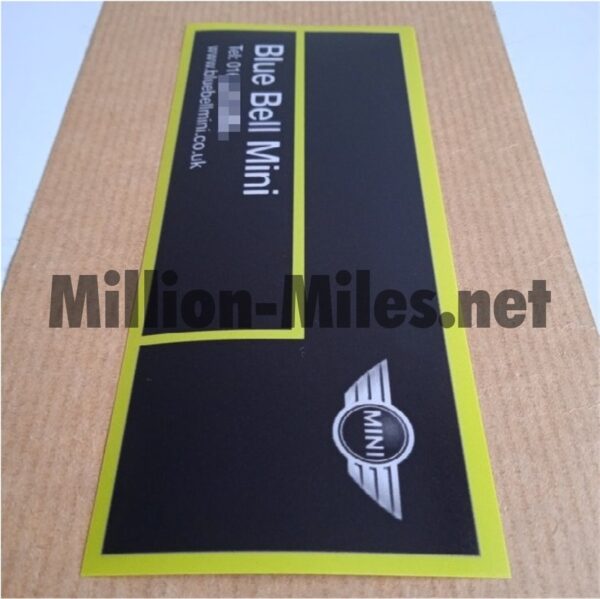 BMW Mini Blue Bell internal #1434