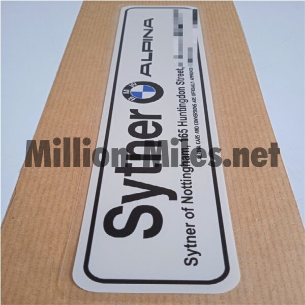 BMW ALPINA Sytner internal #1450