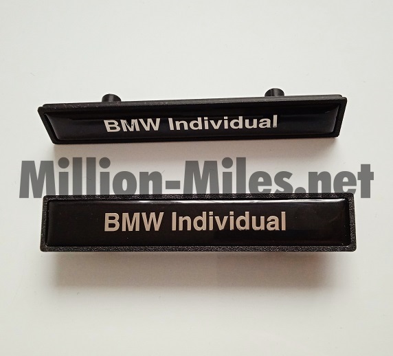 BMW E36 Individual Side door trim Badges