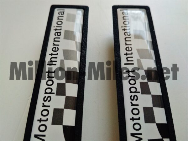BMW E36 Motorsport M3 GT 318is limited Side door trim Badges