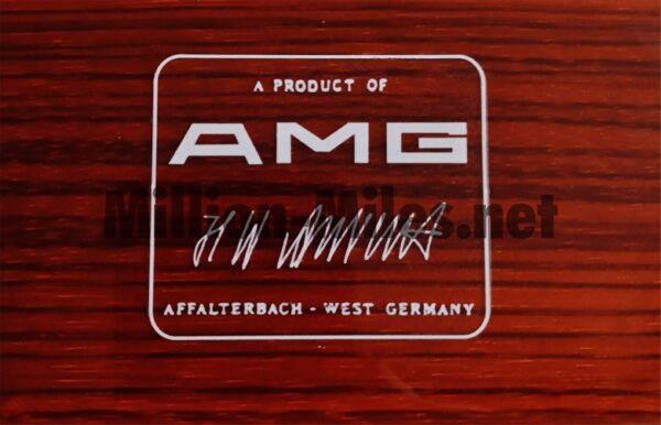 MB AMG Pre-Merge Ashtray TRANSFER Sticker #1569