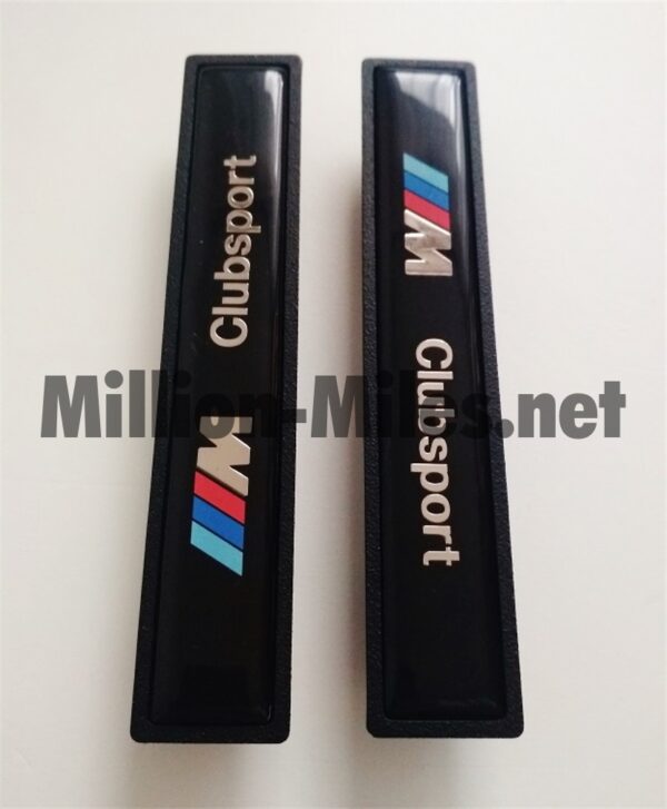 BMW E36 Clubsport Side door trim Badges
