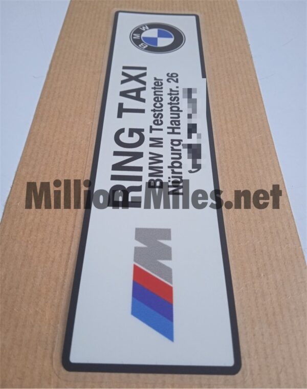 BMW Ring TAXI internal #1469