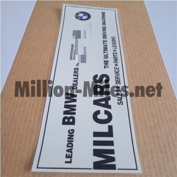BMW Milcars internal #1478