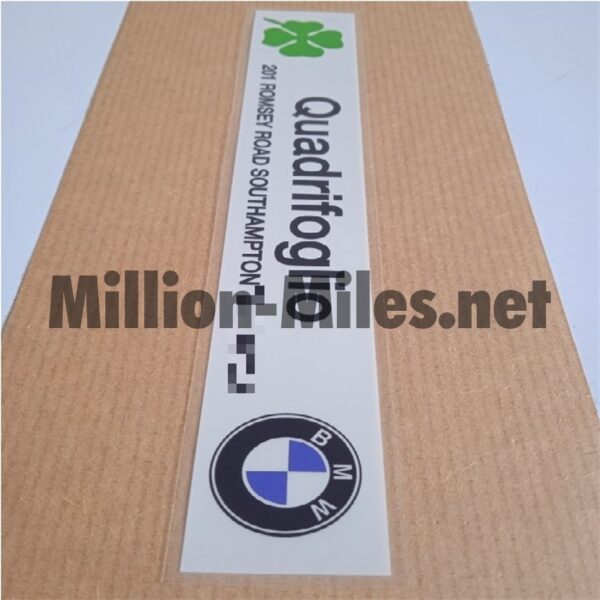 BMW Quadrifoglio internal #1486