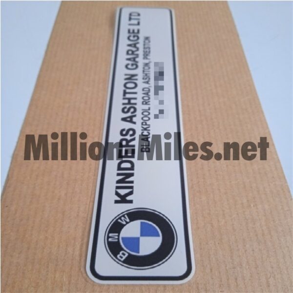 BMW Kinders Ashton Garage internal #1504