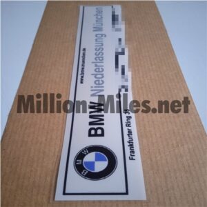 BMW Niederlassung Munchen GER #1549