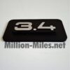 BMW E46 ALPINA B3S engine cover badge 3.4L
