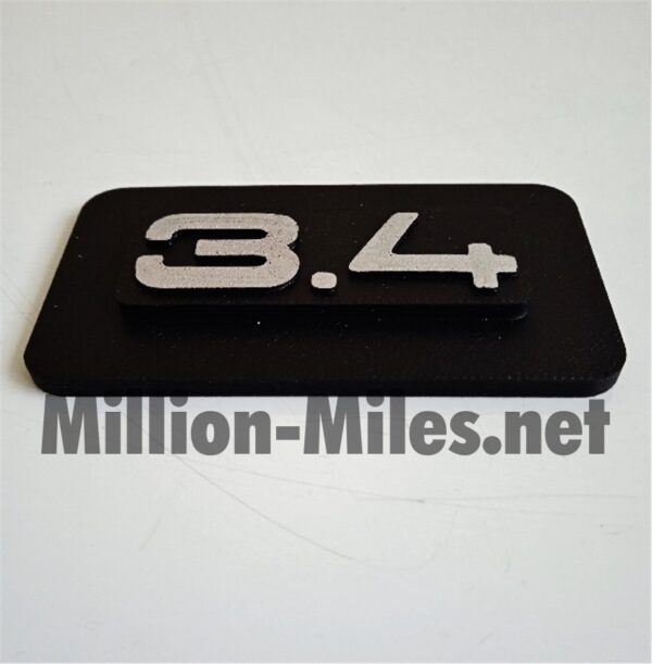 BMW E46 ALPINA B3S engine cover badge 3.4L