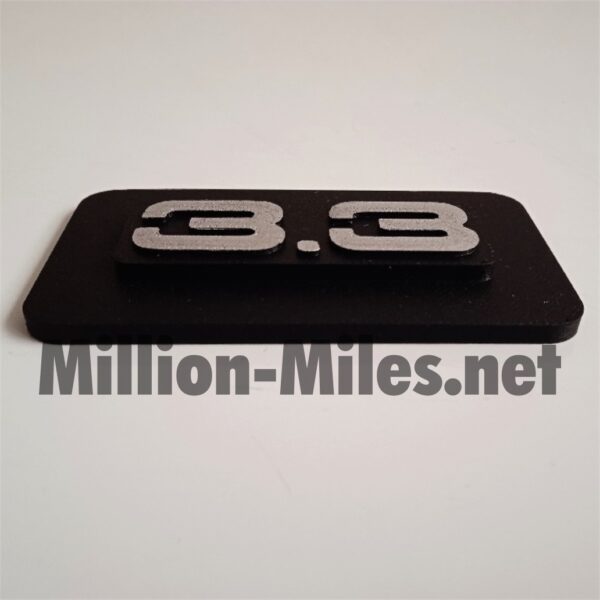 BMW E46 ALPINA B3 engine cover badge 3.3L