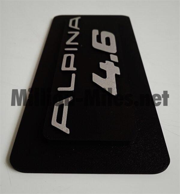 BMW E39 ALPINA B10V8 engine cover badge 4.6L