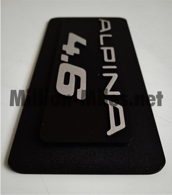 BMW E39 ALPINA B10V8 engine cover badge 4.6L