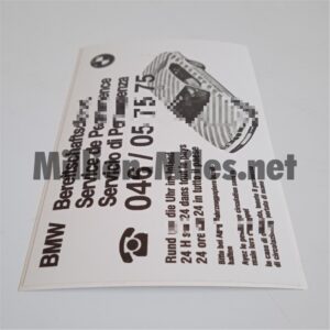 1580 BMW Roadside Assistance GER/FRA/ITA #1580